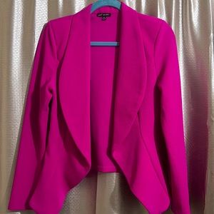 Magenta blazer Medium stretchy